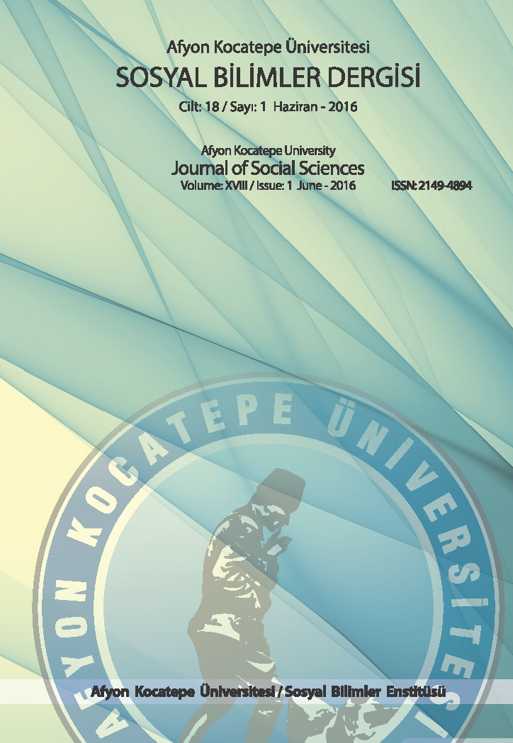 Afyon Kocatepe Üniversitesi Sosyal Bilimler Dergisi