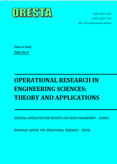Operational Research in Engineering Sciences: Theory and Applications